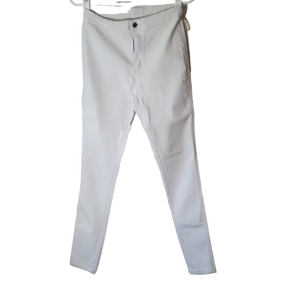 Roma Studio Premium Collection White Stretch Denim Jegging Skinny Jeans Size XL - Picture 1 of 7